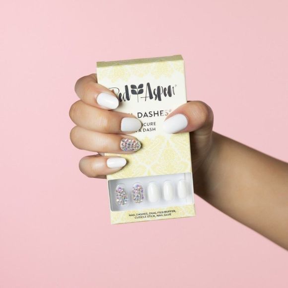 Red Aspen Nail Dashes - Satin and Silk - Picture 3 of 5